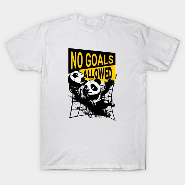 Soccer Panda T-Shirt by Graffik-Peeps